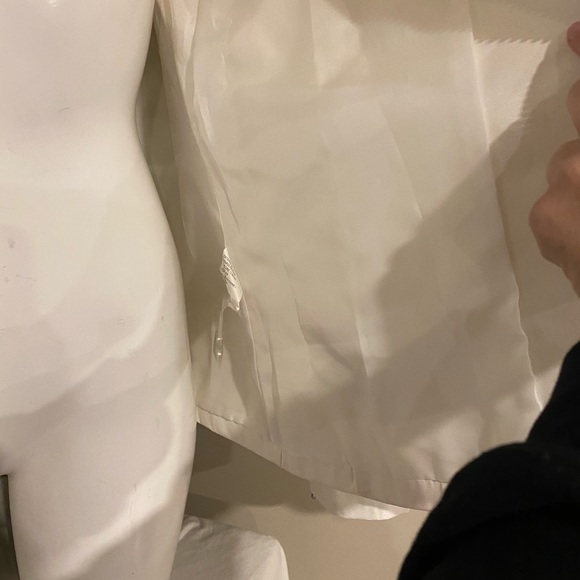 Brand new white Roxy size large woman’s spring fall coat, zippered pockets. - Picture 3 of 4